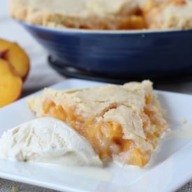 Old-Fashioned Peach Pie