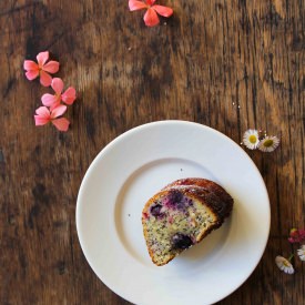 Lemon, Berry and Poppy Seed Cake
