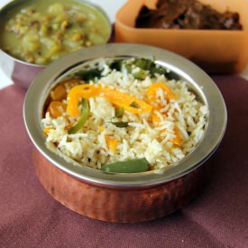 Capcicum Pulav / Fried Rice