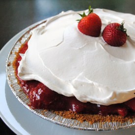Strawberry Icebox Pie