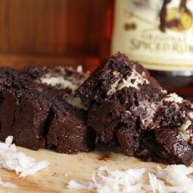 Chocolate Coconut Rum Cake
