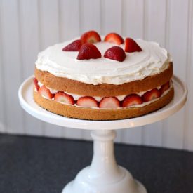 Strawberry Cream Cake