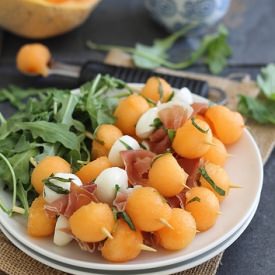 Melon Prosciutto Sticks