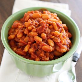 Easy Maple-Bourbon BBQ Baked Beans