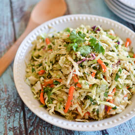 Sesame Wasabi Slaw