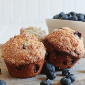 The Best Blueberry Muffins