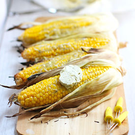 Grilled Corn with Za’atar Butter