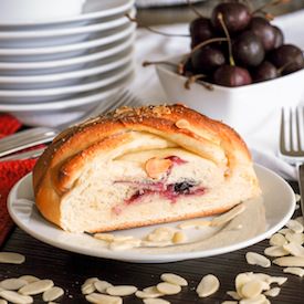 Cherry Almond Braided Bread
