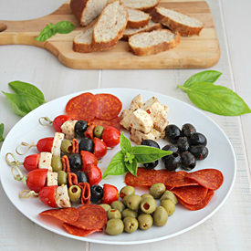 Antipasto Kebab Appetizers