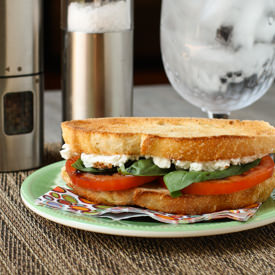 Tomato and Goat Cheese Sandwich