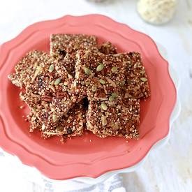 Quinoa, Fruit & Nut Bars