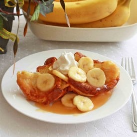 Bananas Foster Popovers