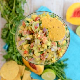 Avocado and Peach Salsa