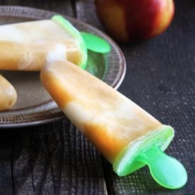 Nectarine Yogurt Popsicles
