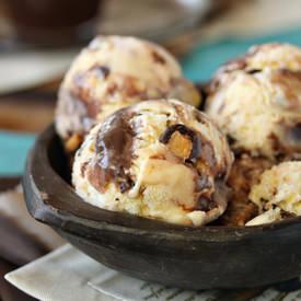 Almond Coconut Fudge Ice Cream