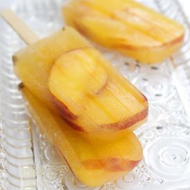 Peach + Lavender Sangria Popsicles