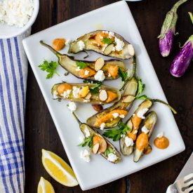 Eggplant with Muhammara