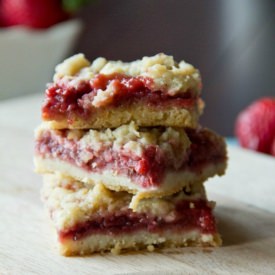 Strawberry Crumb Bars
