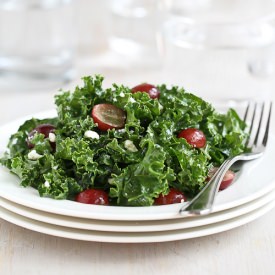 Kale Salad Grapes Feta