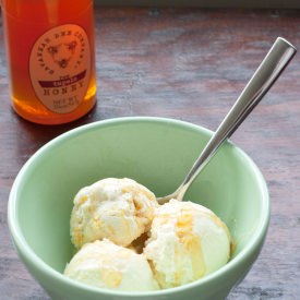 Honey and Cornbread Ice Cream
