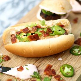 Jalapeno Popper Hot Dogs