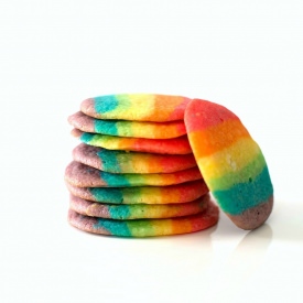 Rainbow Sugar Cookies