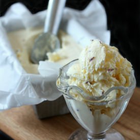 Lavender Lemon Curd Frozen Yogurt