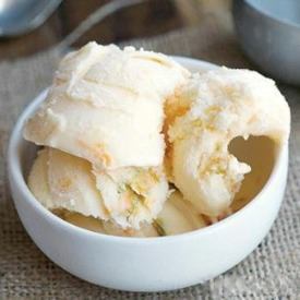 Squash Blossom Ice Cream