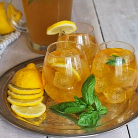 Lemon Basil Kombucha