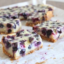 Blueberry Custard Pie Bars