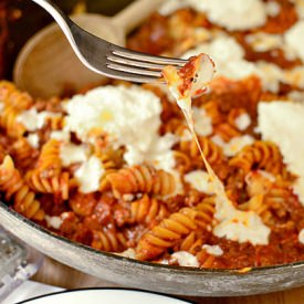 Three-Cheese Skillet Lasagna