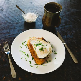 Salmon & Brie Stuffed French Toast
