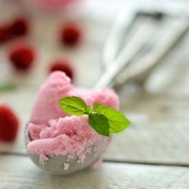 Rose Sorbet with a Hint of Raspberry