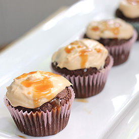 Salted Caramel Chocolate Cupcakes