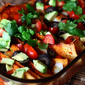 Sweet Potato Black Bean Enchiladas