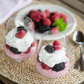 Raspberry Blackberry Parfait