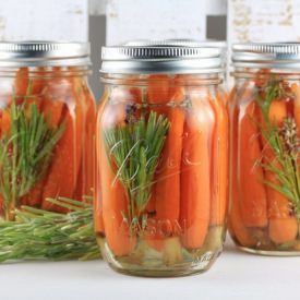Pickled Lavender Carrots
