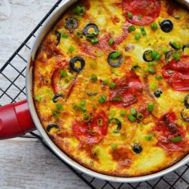 Tortilla with Chorizo