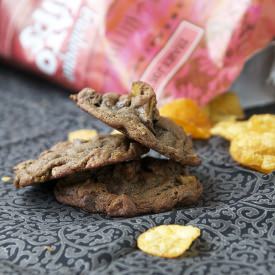 Chocolate BBQ Potato Chip Cookies