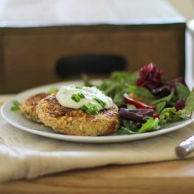 Crispy Cauliflower Cakes