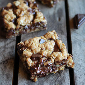 Healthy Oatmeal Cookie Bars