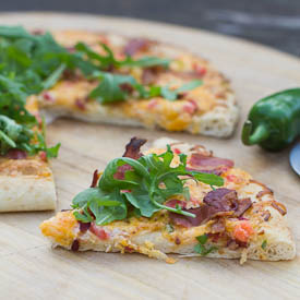 Pimiento Cheese Pizza