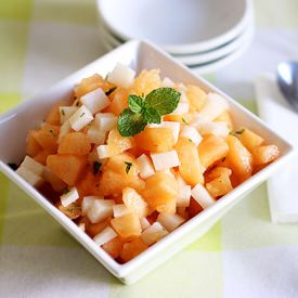 Jicama Melon Salad