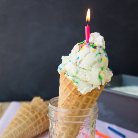 Cake Batter Ice Cream