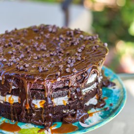 Salted Caramel Chocolate Cake