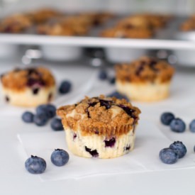 Browned Butter Blueberry Muffins