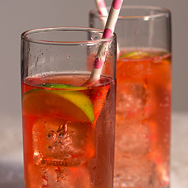 Strawberry Vodka and Tonic