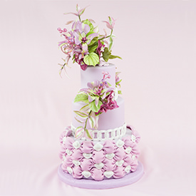 Mariposa Lily Cake Spray