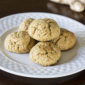 Healthy Sugar-Free Ginger Cookies