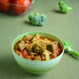 Tomato Broccoli Sabzi